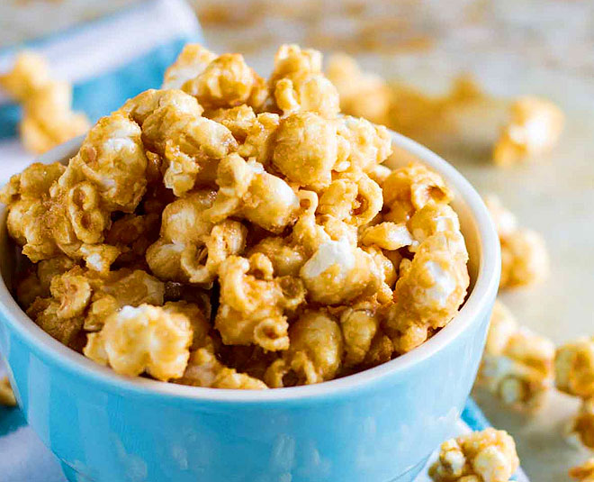 caramelised popcorns