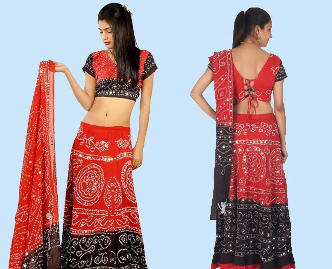 choli designs on tie and dye inside 