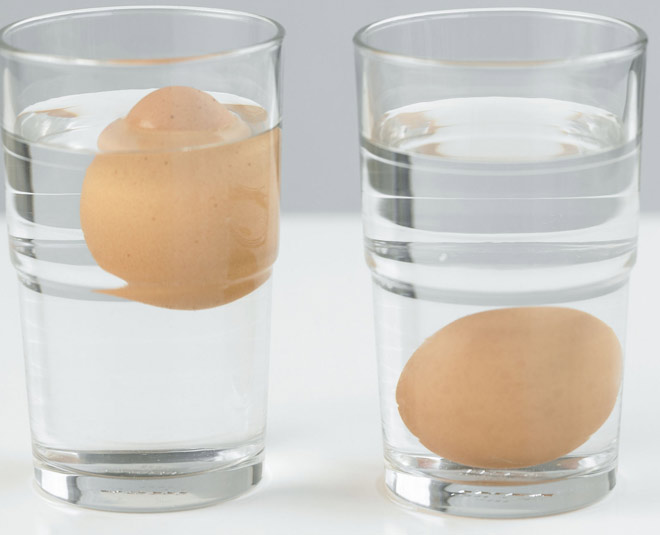 find out whether eggs are fresh or not inside
