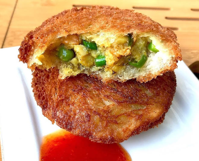 how to cook bread kachori inside 