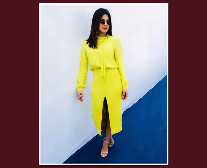 how to wear casual outfits like priyanka chopra neon