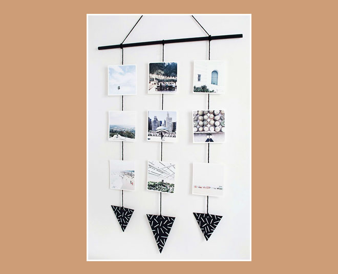 inside  home decoration with family photos