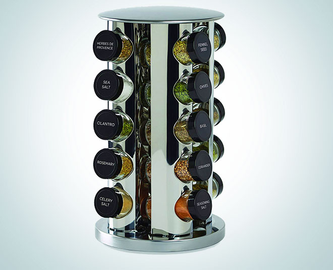 inside  kitchen masala storing hacks