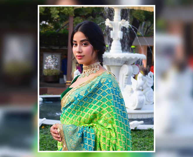 inside  janhvi kapoor saree style ideas
