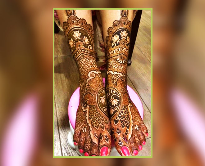 inside  mehendi designs for legs and feet