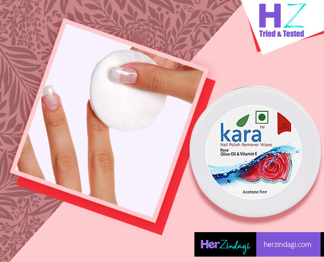 HZ Tried & Tested: Kara Wipes Nail Polish Remover Detailed Review |  HerZindagi