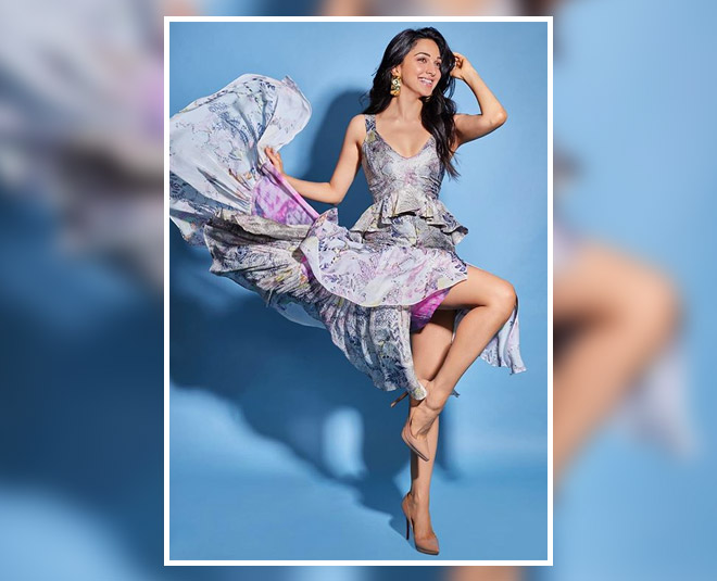 कियारा आडवाणी का फ्रिल वाला ड्रेस kiara advani beautiful inside