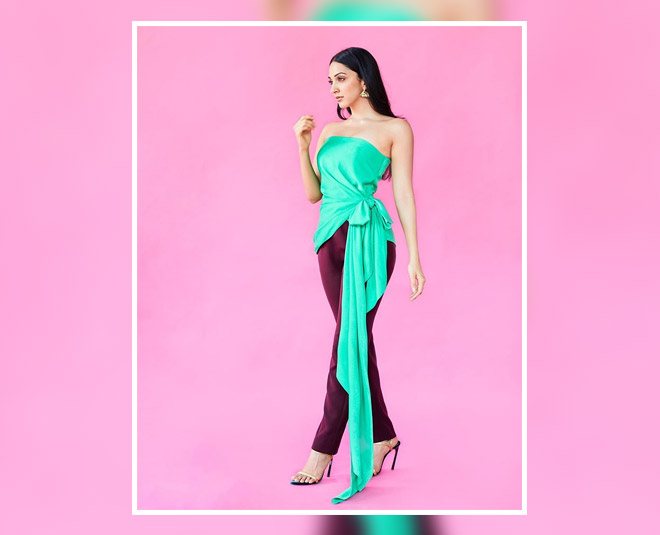 कियारा का ऑफ शोल्डर लुक kiara advani off shoulder dress inside