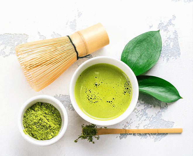 matcha tea inside 