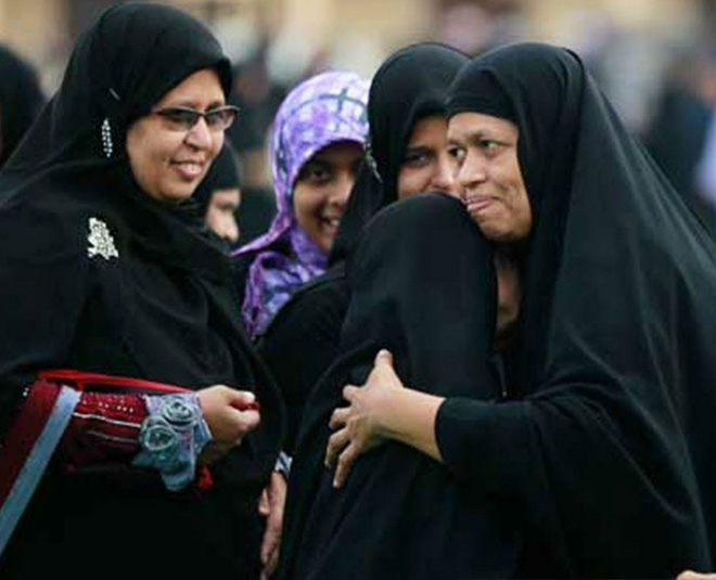 muslim comunity women happy inside 