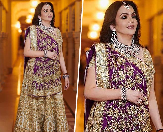 Nita Ambani's Reliance Dinner look: Red Kanchipuram saree with a special  touch | Fashion News - News9live