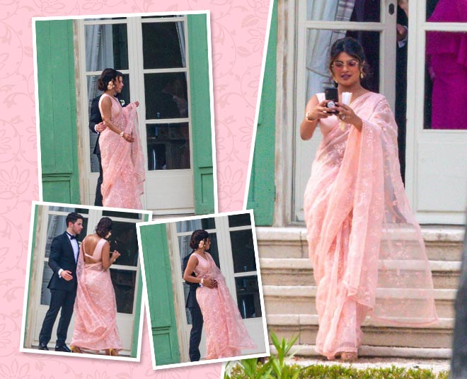 Priyanka Chopra in Sexy Sarees by Sabyasachi and Abu Jani Sandeep Khosla  for Her Wedding Festivities is a Must See | 👗 LatestLY
