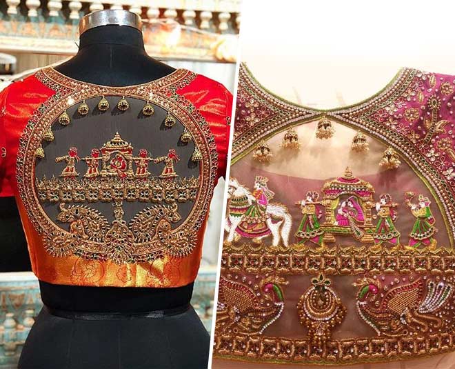 south fashion doli blouse design inside 
