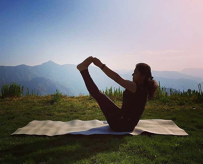 yoga for navel displacement inside 