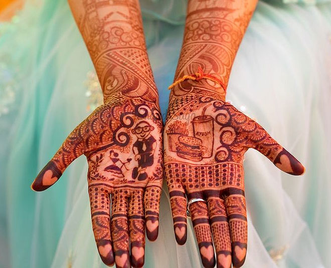 Groom Face Mehndi Designs