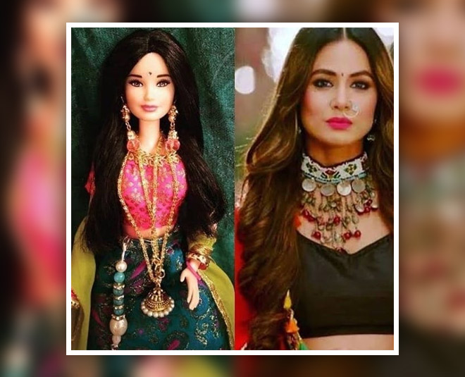 Hina Khan komolika dolls