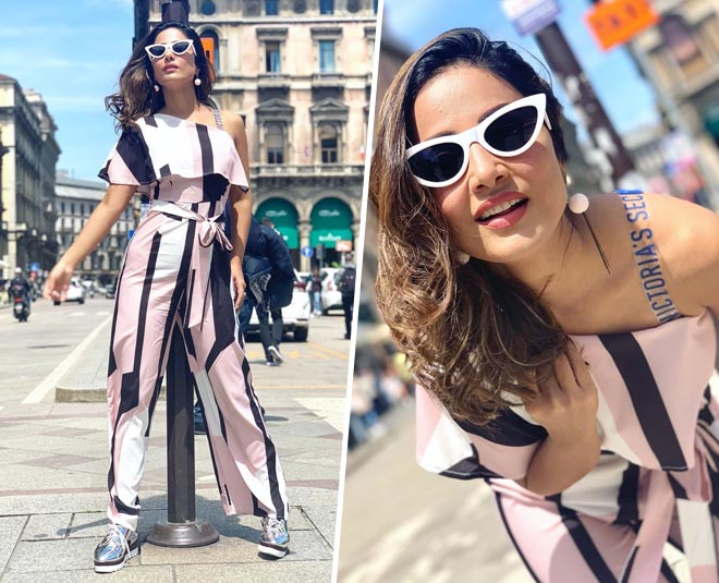 Hina khan latest hair style 