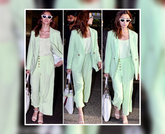 airport alia bhatt pantsuit