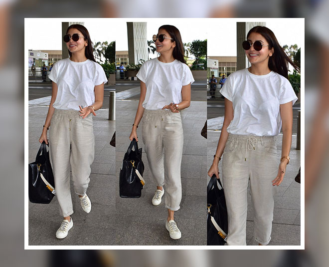 10 Times Anushka Sharma Rocked White Outfits At The Airport