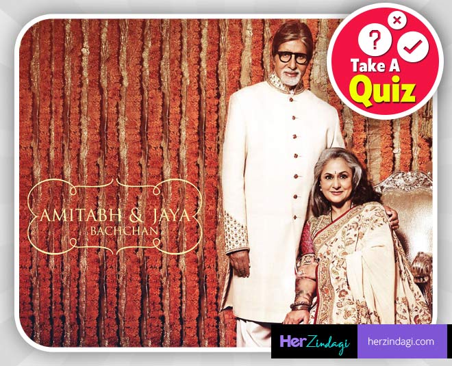 Let's Celebrate Amitabh & Jaya Bachchan's 46 Years Of Togetherness With This Fun Quiz