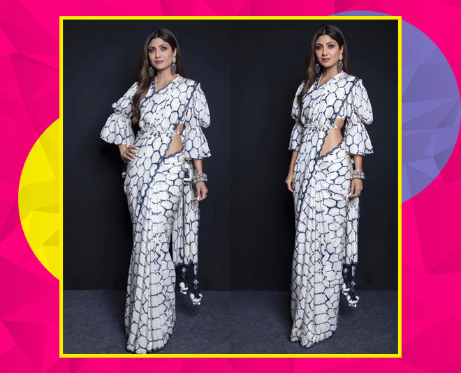 Trending & Latest: 8 Blouse Designs You Need To Steal From Shilpa Shetty