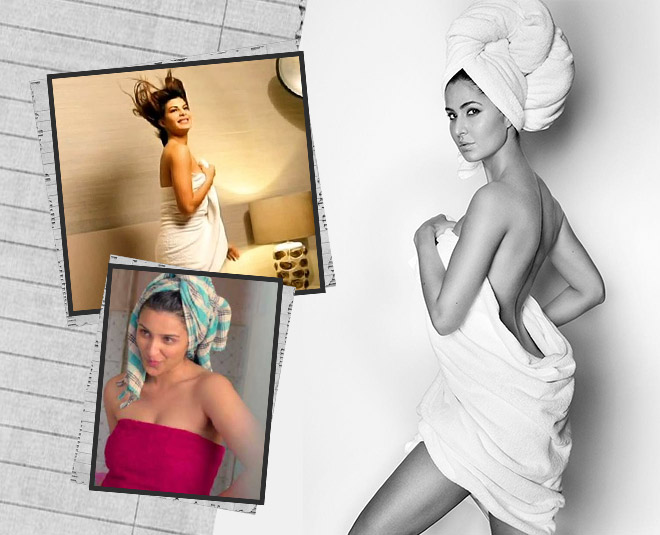 You Cant Take Your Eyes Off From Katrinas Pics In Towel See Actors Who Posed In Towel