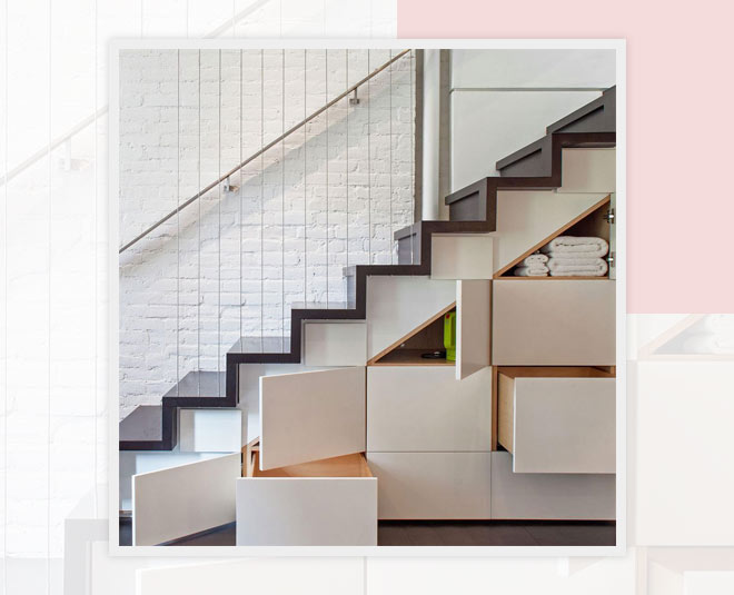 decorate the place under the stairs cupboards