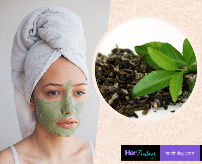 Твердая маска для лица green tea clean face oil control