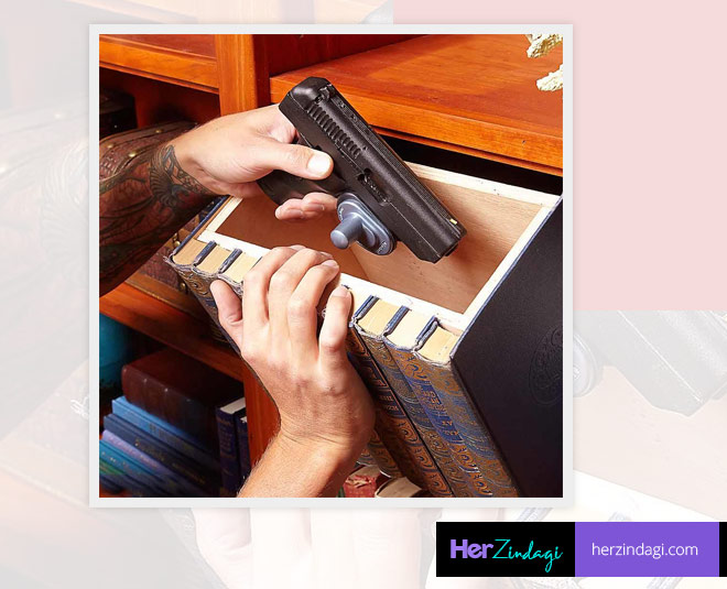 hide valuables and decorate home inside 