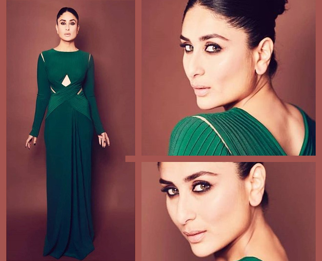 660px x 535px - We Can't Take Our Eyes Off Kareena Kapoor In This Emerald Cut-Out Dress By  Tadashi Shoji | HerZindagi