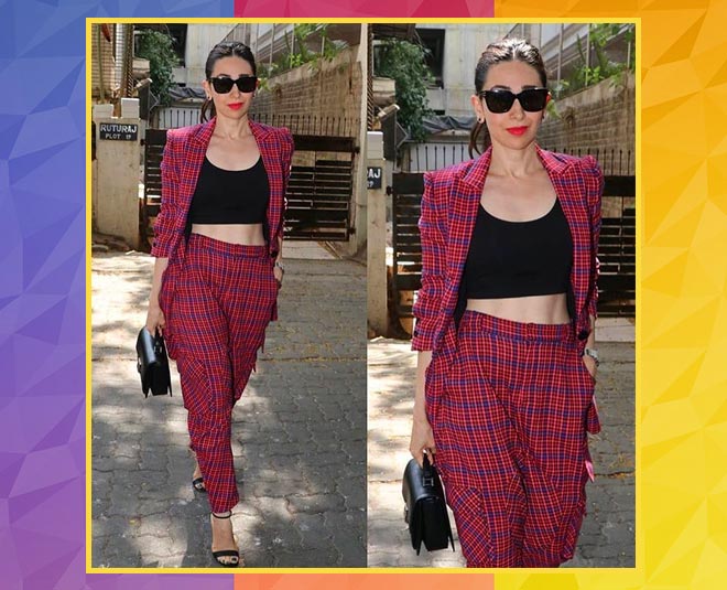 पैंट सूट लुक karishma kapoor age