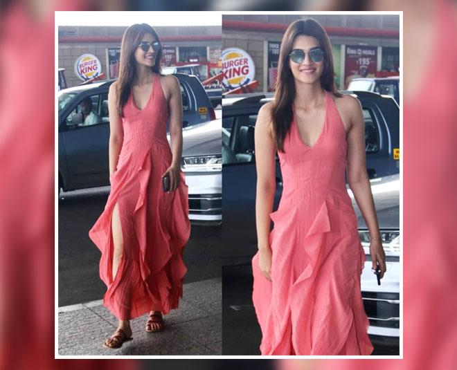 kriti sanon airport looks