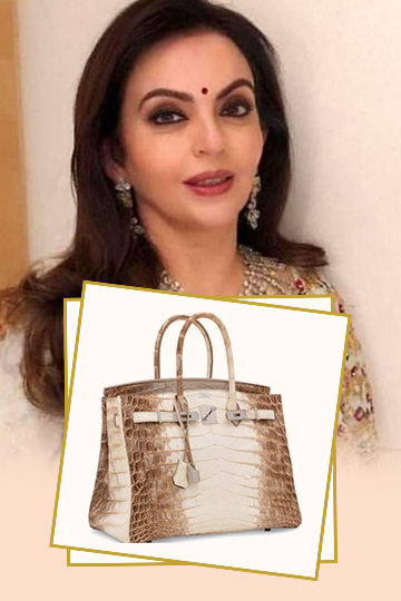 Nita Ambani's pricey Birkin bag is worth INR 3.2 crore