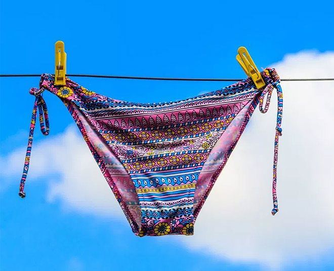 Clothes and Underwear Lying in the Sun To Dry Stock Photo - Image