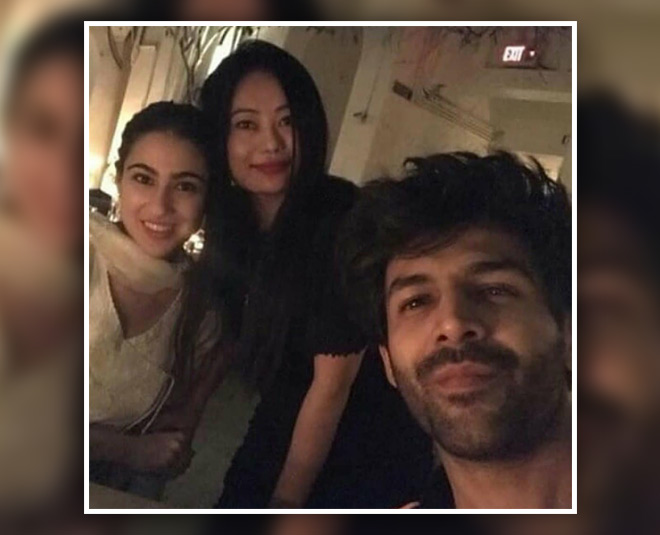 Sara ali khan and kartik Aaryan first dinner date pictures goes viral   