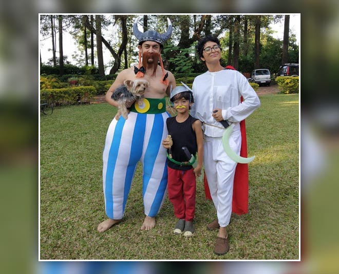 aamir khan kiran rao azad rao having fun