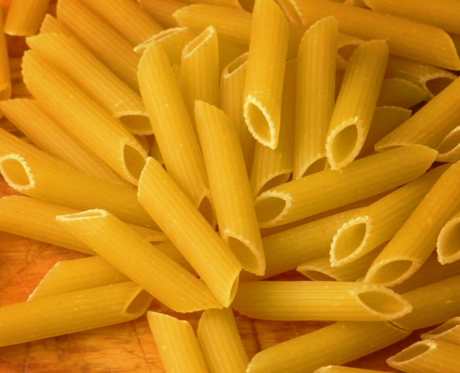 achari chicken masala pasta inside 