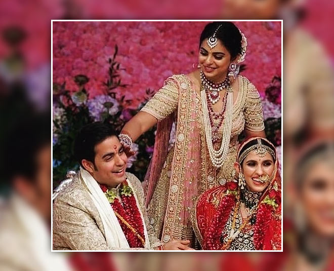 akash shloka wedding  ambani family 