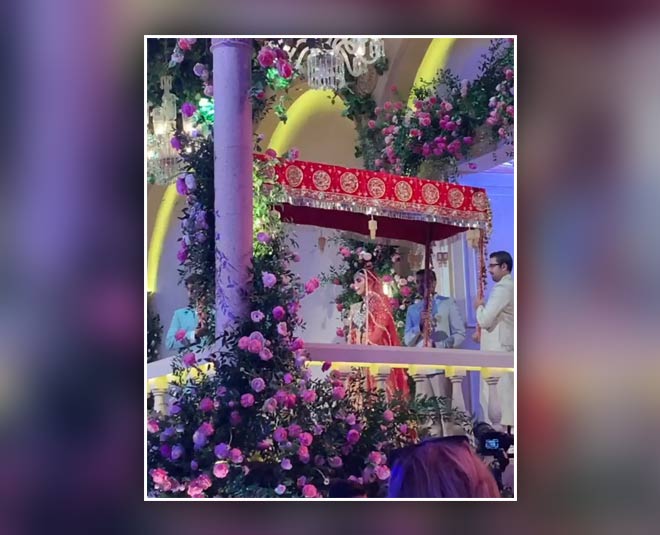 bridal shloka mehta entry