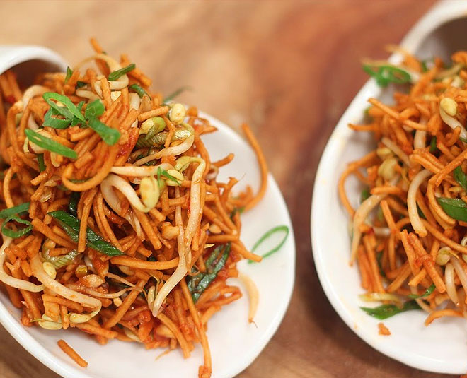 chinese bhel recipe inside 