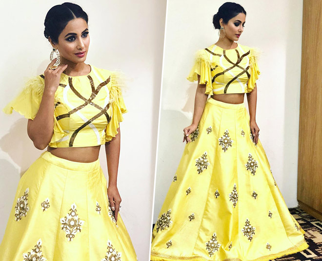 designer post wedding bridal fashion hina khan