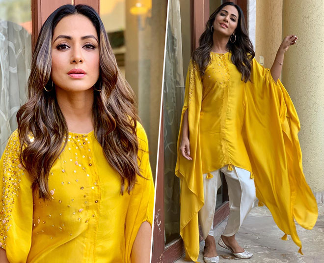 hina khan kaftan fashion