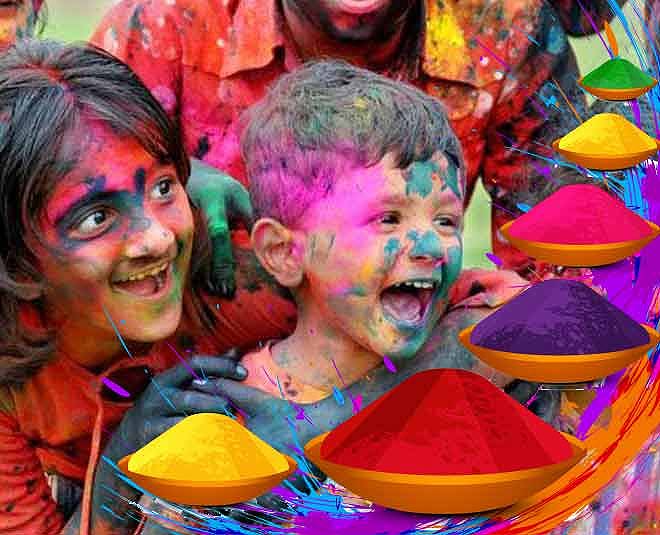 holi special natural colours card ()