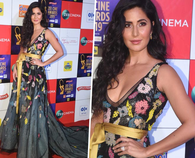 कैटरीना कैफ katrina kaif at zee cine awards night red carpet