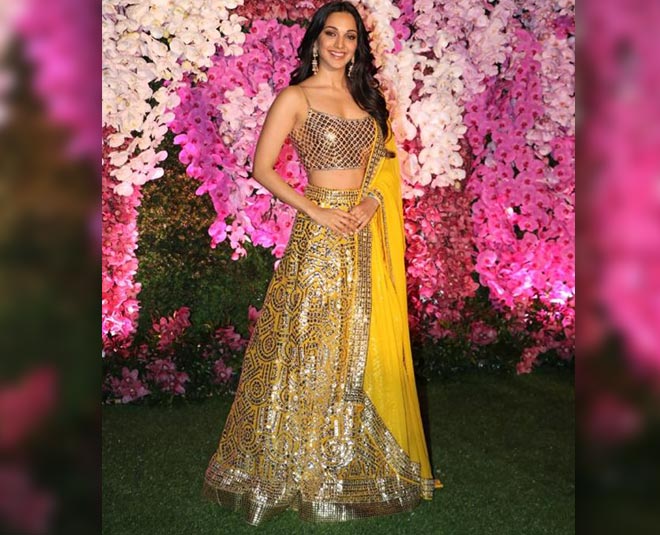 kiara advani yellow dress inside
