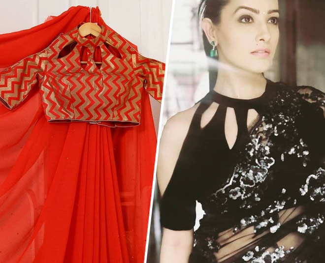 latest bridal blouse design for saree