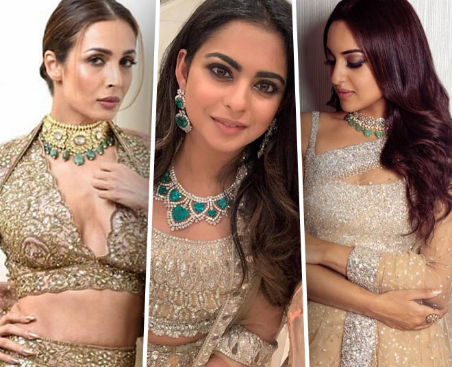 These Were The Best Choker Designs Spotted At Akash And Shloka Wedding
