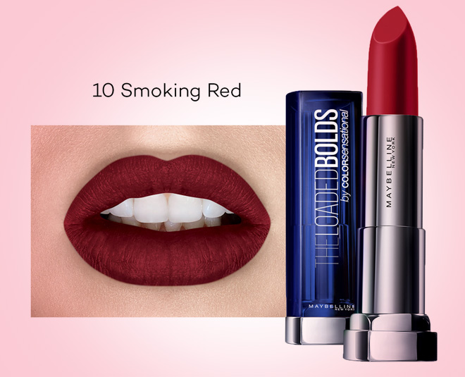 maybelline smoking red