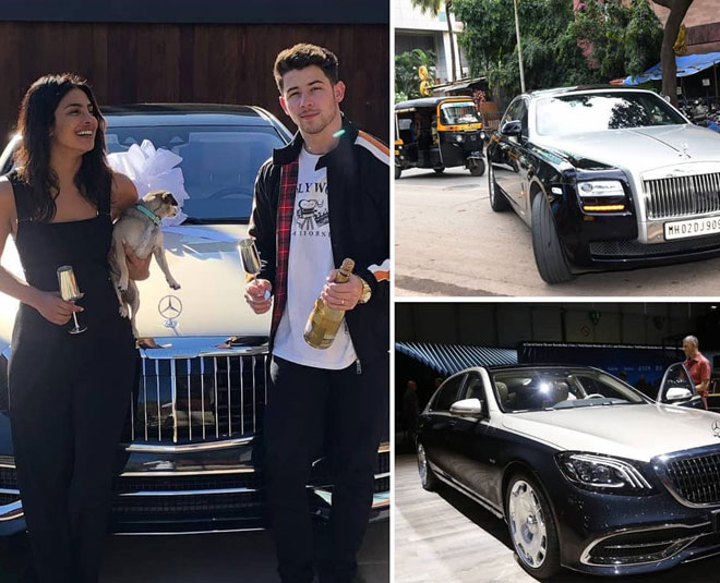 priyanka chopra nick jonas mercedes maybach