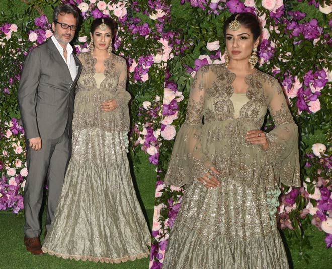 raveena tandon anil thadeja inside